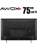 Awox B227500 4K Ultra HD 75" 190 Ekran Uydu Alıcılı Smart LED TV - 6