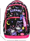 Kuromi Desenli Termal Beslenmeli Kalemlikli Üçlü İlkokul Öğrenci Çantası Seti Kuromi 117 thumbnail 2