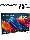 Awox B227500 4K Ultra HD 75" 190 Ekran Uydu Alıcılı Smart LED TV - 8