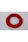Hortum Plaza Kauçuk Örgülü Kırmızı Su Dönüş Hortumu 5x8 mm (10 Metre) thumbnail 1