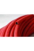 Hortum Plaza Kauçuk Örgülü Kırmızı Su Dönüş Hortumu 5x8 mm (10 Metre) thumbnail 5