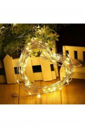 5 Metre Pilli Peri Led Tel Led Işık Dekoratif Led Aydınlatma Süs - 1