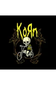 fame-stoned Korn Müzik Grubu Baskılı Unisex %100 Pamuk Siyah T-shirt thumbnail 2