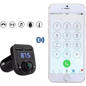 Carspec Concord C606 Bluetooth Araç Kiti Fm Transmitter Çift USB Şarj Girişli thumbnail 2