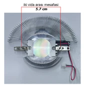 Ekran kartı fanı üniversal 2 pin vga ekran kartı soğutucu fanı - 5