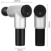 Teknotrust Siyah Fascial Gun KH-320 Sporcu, Egzersiz Masaj Aleti 4 Başlıklı - 3