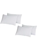 Devigo  Beyaz Yastık Kılıfı 50X70 4 Adet - 1