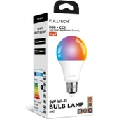 Fulltech Akıllı Rgb LED Lamba Ampul Wifi Tuya Destekli, 800 Lümen Akıllı Kontrol thumbnail 2