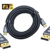 8k UHD v1.4 display kablo 8k display port erkek erkek kablo 7m thumbnail 5