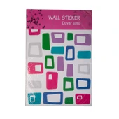 DEFTER STİCKER,LAPTOP STİCKER RENKLİ KARELİ PVC 48X33X0,5CM - 4