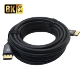 8k UHD v1.4 display kablo 8k display port erkek erkek kablo 7m thumbnail 2
