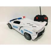 Kelebek Uzaktan Kumandalı Polis Arabası Lamborghini Şarjlı Yüksek Kalite Farları Işıklı thumbnail 2