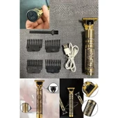 Aktif Market Uzun Süre Şarjı Dayanıklı Paslanmaz Çelik T Jiletli Sıfır Kesim Imkanı Ejderha Motif Tıraş Makinesi thumbnail 2