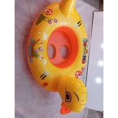 Elza Toys Baby Boat Şişme Ördek Çocuk Can Simidi 2-4 Yaş 75 cm - 1