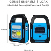 Cata Ct 9955 Hazar Güneş Enerjili El Feneri Işıldak USB Şarj Edilebilir Solar El Feneri - Inges thumbnail 2