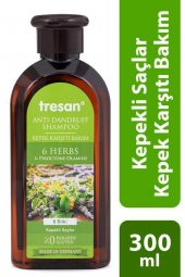 Tresan 6 Bitki Kepek Karşıtı Bakım Şampuanı 300 ml - 1