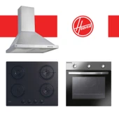 Hoover & Candy Delphora Ankastre Set (HCH6MXTK + CVW6BB + HON602X-TN) thumbnail 1