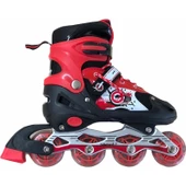 Enoy Işıklı Silikon Tekerlekli Ayarlanabilir Çocuk Alıştırma Pateni thumbnail 5