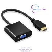 HDMI To VGA Çevirici Dönüştürücü Adaptör - 1