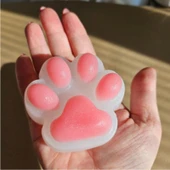 Pescar Elite Kedi Patisi Pembe Pufipufi Taba Squishy Stress Oyuncağı Sukuşi 1 Adet - 3