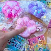 NB Market Kedi Patisi Taba Sukuşi Squishy Stress Oyuncağı Yumuşacık Jel Oyuncak Skuşi thumbnail 3