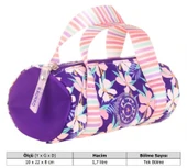 Kaukko Kız Çocuk Tek Bölme Taşıma Askılı Kalem Çantası - Mor - K2596 thumbnail 3