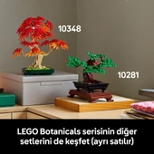LEGO 10348 Botanicals Japon Kırmızı Akçaağaç Bonsai Ağacı thumbnail 8
