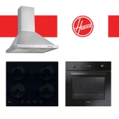 Hoover & Candy Tivera Ankastre Set (HCH6MXTK + HVW6MBB + FCP405N/E) thumbnail 1
