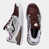 Joma SPIN 2512 Erkek Gri Bordo Tenis/Padel Ayakkabısı - 4