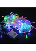 10 Mt 100 Led Rgb Renkli Işıklı Ultra Güçlü Yılbaşı Ağaç Işık 8 Fonksiyonlu Dekoratif  Sl-1013 Fişli - 2
