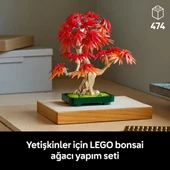 LEGO 10348 Botanicals Japon Kırmızı Akçaağaç Bonsai Ağacı thumbnail 5