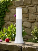 54 Cm, Plastik Gövde E27 Duylu Set Üstü Bahçe Armatürü, Elektrikle Çalışır Kaliteli Bahçe Apliği thumbnail 2