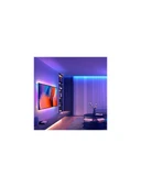 Şerit LED 5 Metre Animasyonlu Tak Çalıştır Kumandalı Trafolu Rgb Şerit Işık Ambiyans - 3