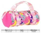 Kaukko Kız Çocuk Tek Bölme Taşıma Askılı Kalem Çantası - Pembe - K2595 thumbnail 3