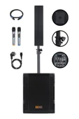 Hepa Merz Handfest Line Array Mikrofonlu Ses Sistemi Aktif Subwoofer + Line Hoparlör 2000W - 1