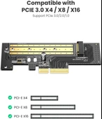 Ugreen PCIe 3.0 M.2 Nvme ve Ngff Okuyucu Adaptör Kartı Teşhir - 2