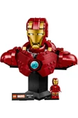 LEGO ® ǀ Marvel Iron Man MK4 Büstü 76327 - 18+ Minifigür İçeren Model Yapım Seti (436 Parça) - 9
