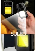 Şarjlı Çakmak USB Şarjlı LED Fener M Serisi Kamp Çakmağı Cob LED Ce Rüzgardan Etkilenmez - 4