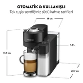 Nespresso Vertuo Lattissima Matte Black Kapsül Kahve Makinesi - Outlet thumbnail 4