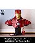 LEGO ® ǀ Marvel Iron Man MK4 Büstü 76327 - 18+ Minifigür İçeren Model Yapım Seti (436 Parça) - 3