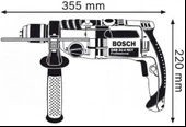 Bosch GSB 21-2 RCT 1300 W Darbeli Matkap Teşhir - 2