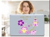 DEFTER STİCKER,LAPTOP STİCKER PRENSES DESENLİ PVC 70X50X0,5CM - 1