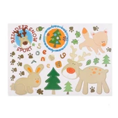 DEFTER STİCKER,LAPTOP STİCKER ORMANLI DESENLİ PVC 48X33X0,5CM - 3