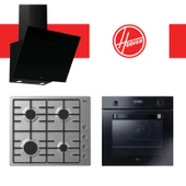 Hoover Eronya Ankastre Set (HDG6C1GBTK + HHW6LMX + HOT3051BI/E) thumbnail 1