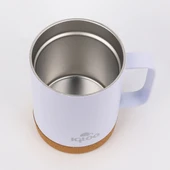 Igloo Cork Mug 350ml-BEYAZ - 4