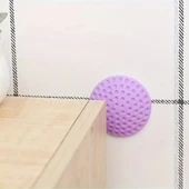 Kapı Kolu Stoperi 4lü Ped Seti Duvar Koruyucu Silikon Kapı Kolu Tamponu Darbe Önleyici thumbnail 2