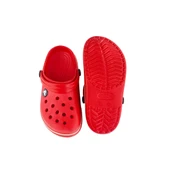 ÇOCUK CROCS CROCBAND İCONİC COMFORT TERLİK KIRMIZI BEYAZ thumbnail 5