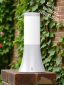 32 Cm, Plastik Gövde E27 Duylu Set Üstü Bahçe Armatürü, Elektrikle Çalışır Kaliteli Bahçe Apliği thumbnail 1