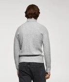 Mango Kıvrık yaka, örgü kazak - 3