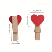 Kalpli Mandal Renkli ve Sevimli Tasarımıyla Çok Amaçlı Plastik Askı Mandalı Dekoratif Fotoğraf Mandalı Ev ve Ofis İçin Pratik Kullanımlı Dayanıklı Klips Mandal Seti - 2